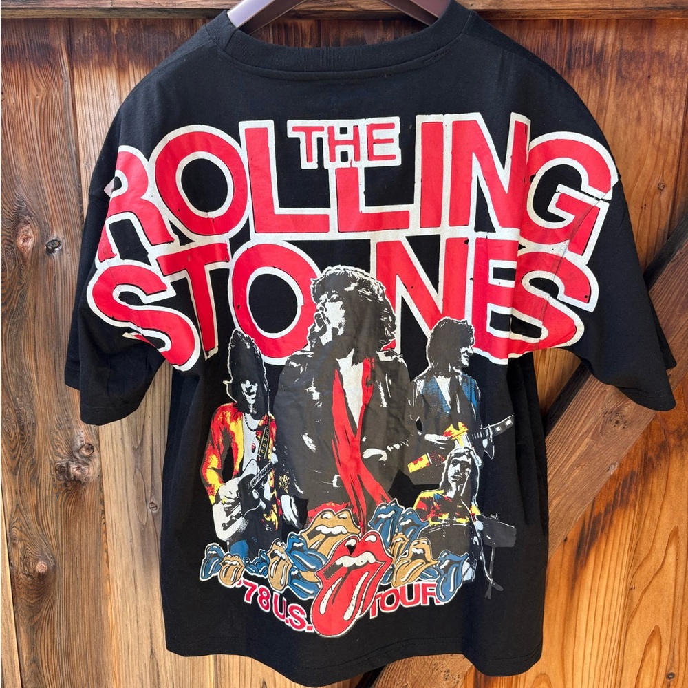 The Rolling Stones 1978 US Tour Shirt Medium Shirt